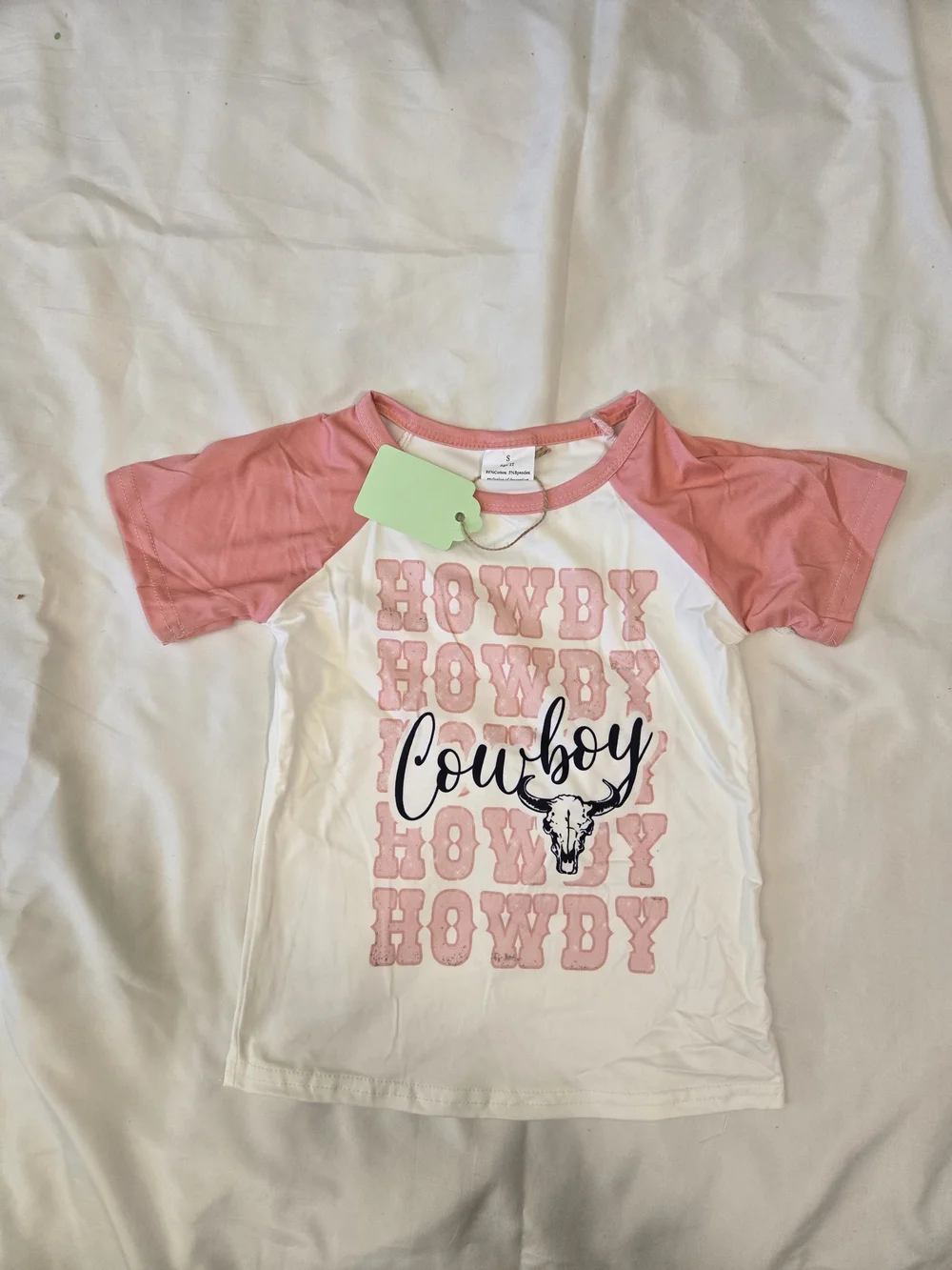 Cowboy Howdy Pink Milk SILK Kids Set